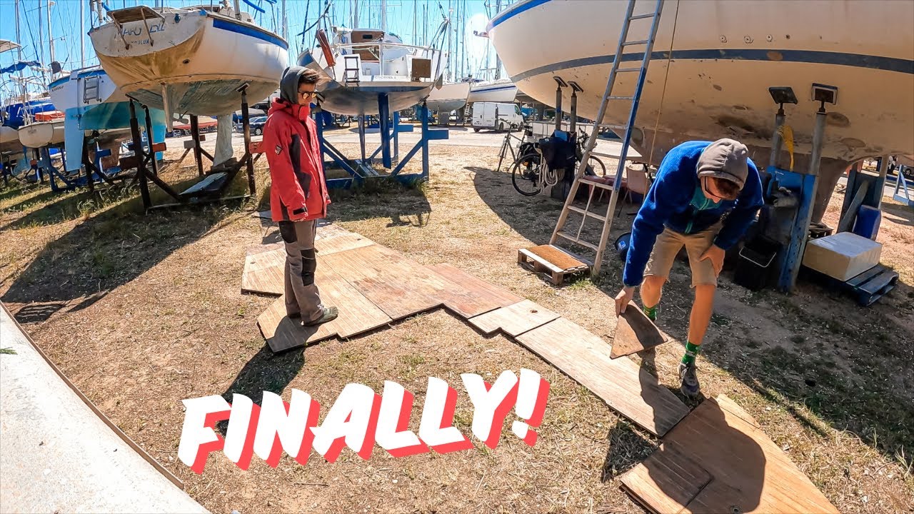 Celebrating a MILESTONE: the FLOOR is going in!