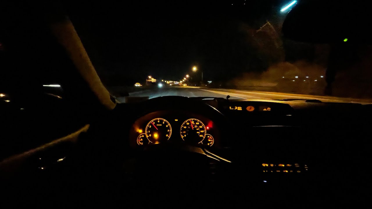 G35 Night Drive POV (Loud Exhaust)