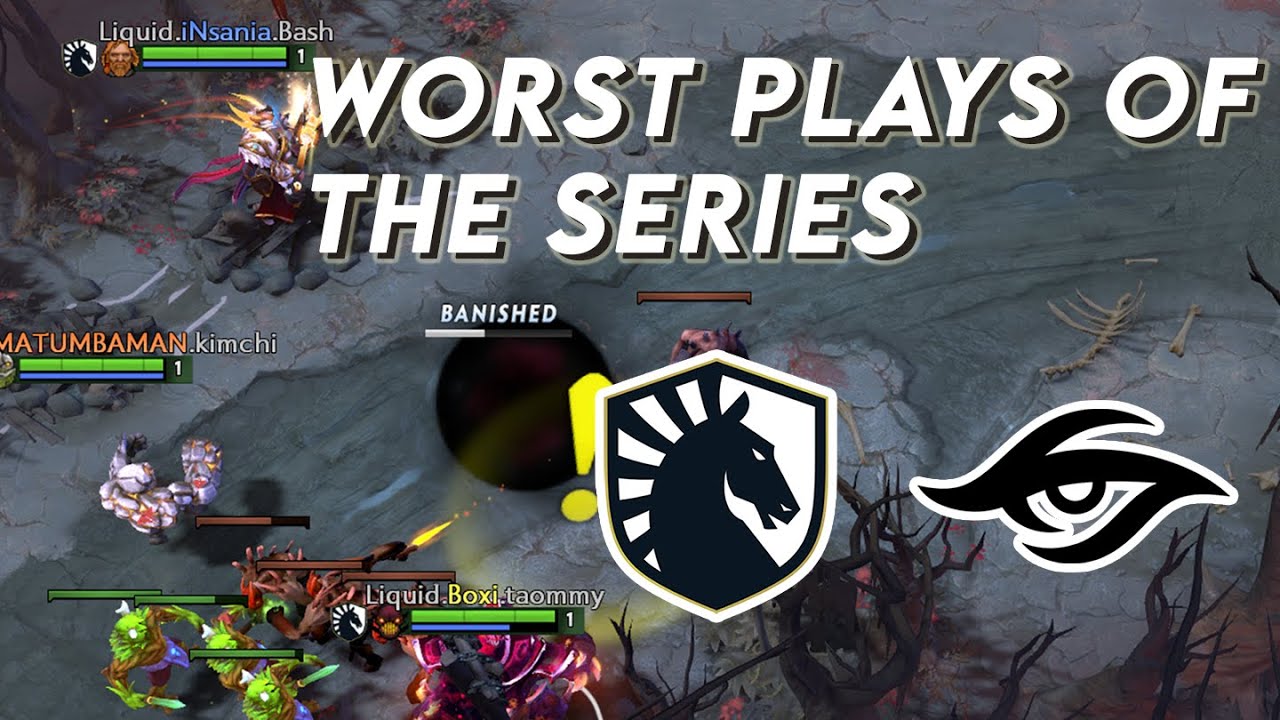 The Worst Plays of the Series -  Secret vs Team Liquid (DPC T2 2022)