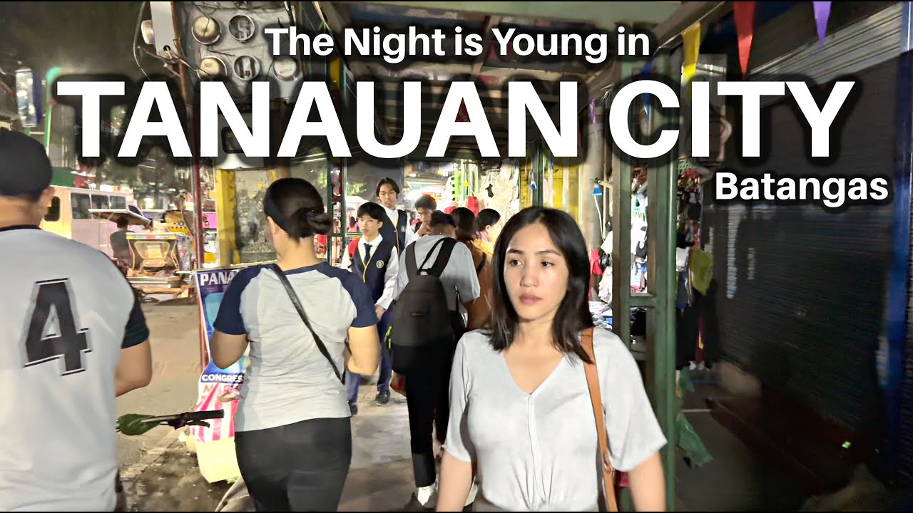 Night Exploration in Tanauan City Batangas Philippines [4K HDR]