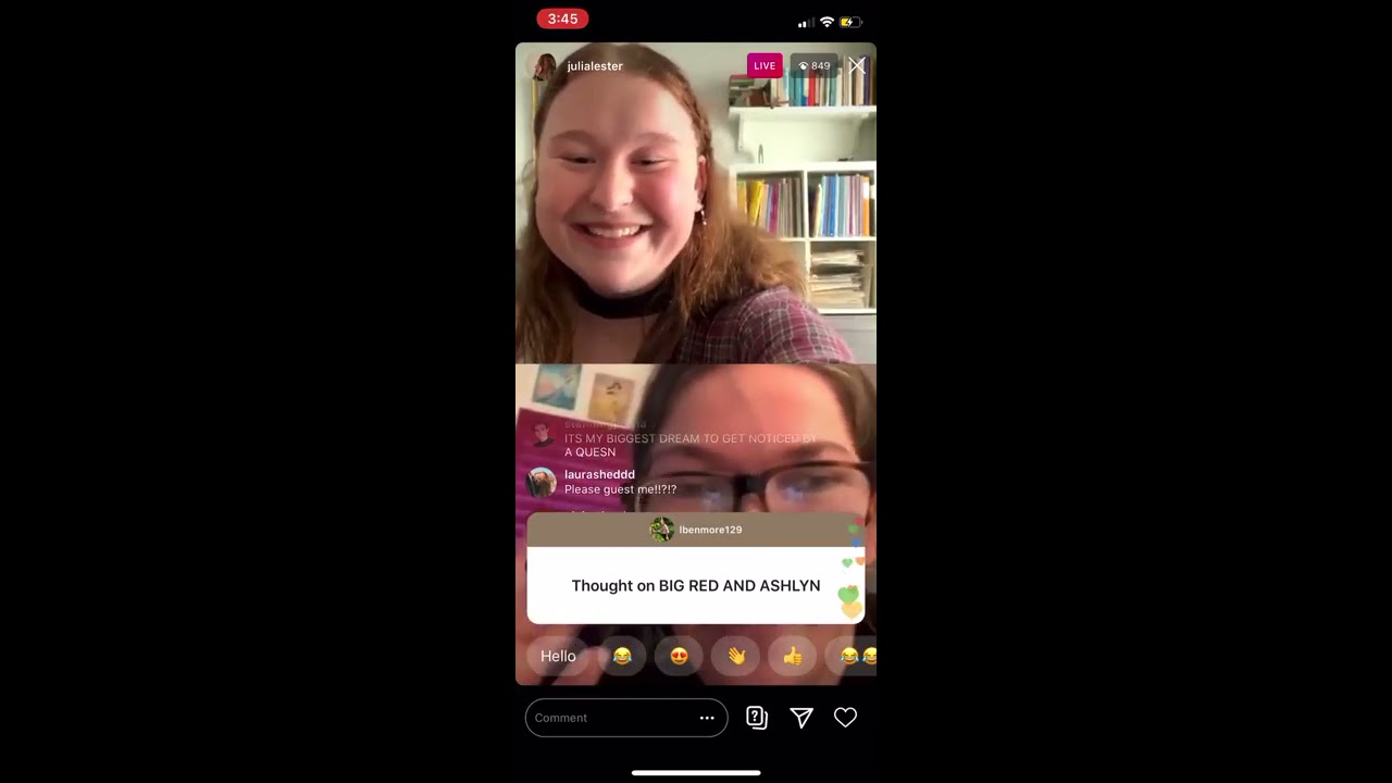 Julia Lester’s Live on Instagram w/ Dara Reneé (5/06/20)