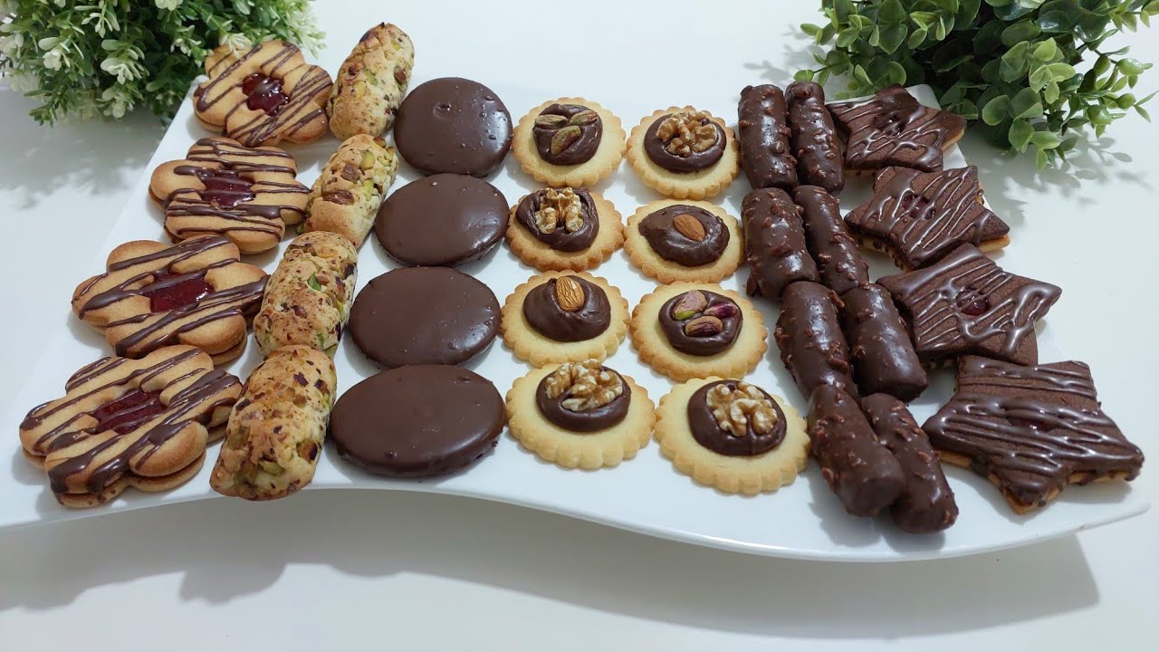 أفضل وصفة لعمل سابلية- بيتي فور لذيذة ومحضرة بسهولة بتفورالعيد  مشكل بطعم خيال _بتفور من غير مكبس