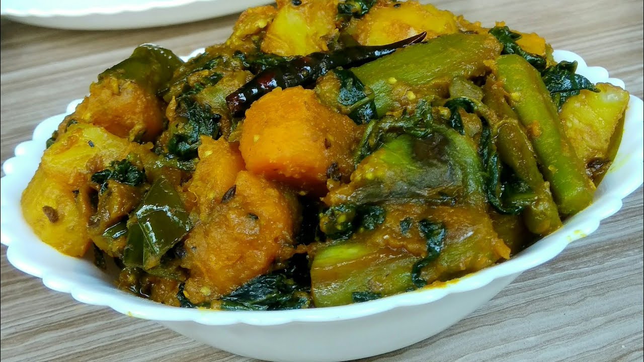 এই ভাবে নিরামিষ পুঁই শাকের তরকারি রান্না করে খেয়ে দেখুন ভালো লাগে/পুঁই শাক রান্না/pui shak recipe.