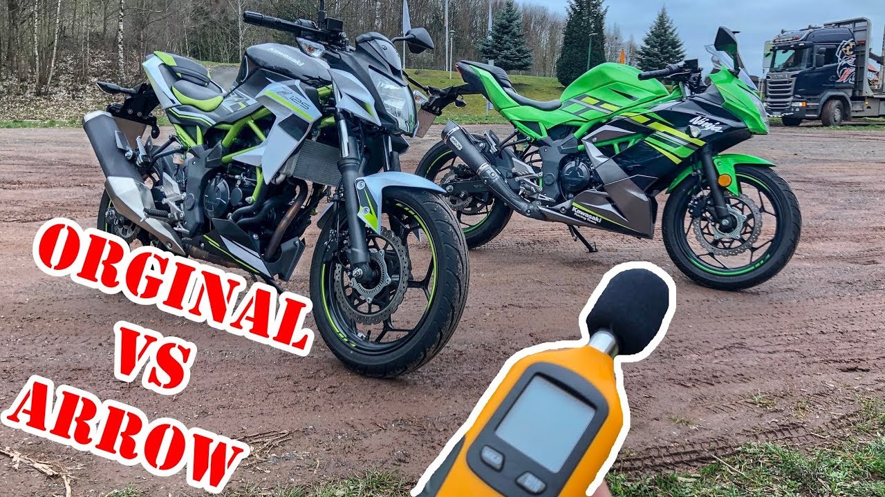 Kawasaki Auspuff TEST! | ORGINAL VS ARROW