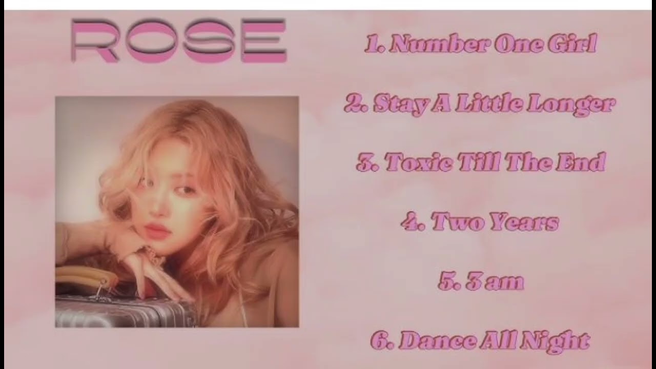 Rose blackpink - new song 2024