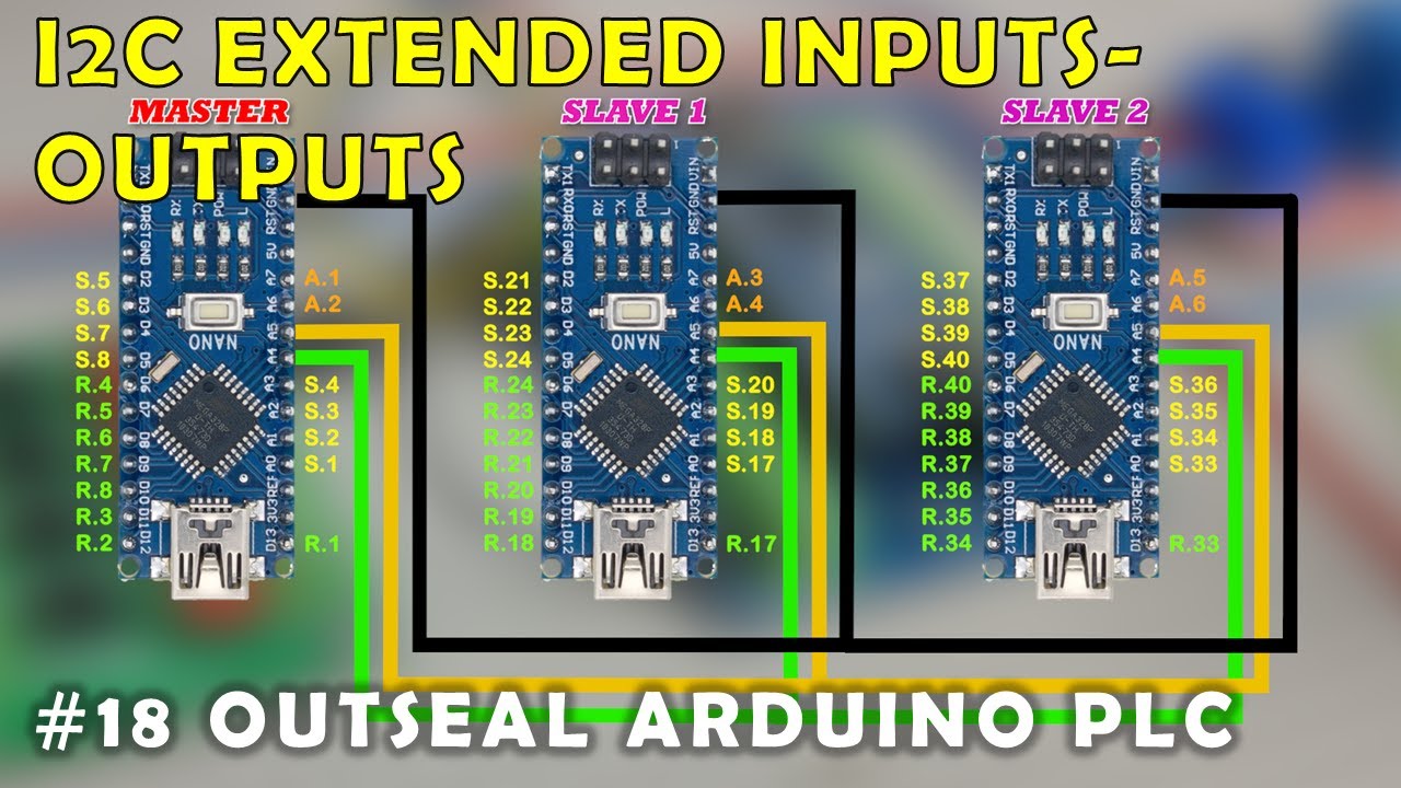 #18 Расширенные входы и выходы I2C | Внешний ПЛК Arduino