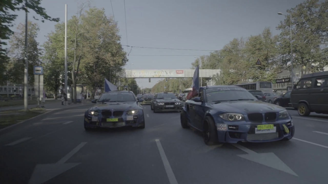 It's RIGA, baby!!! 2018 Drift masters street parade in RIGA- Pure footage