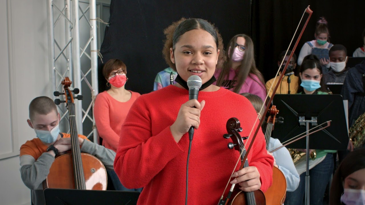 2021-04 Orchestre au collège Rosa Parks d'Amiens