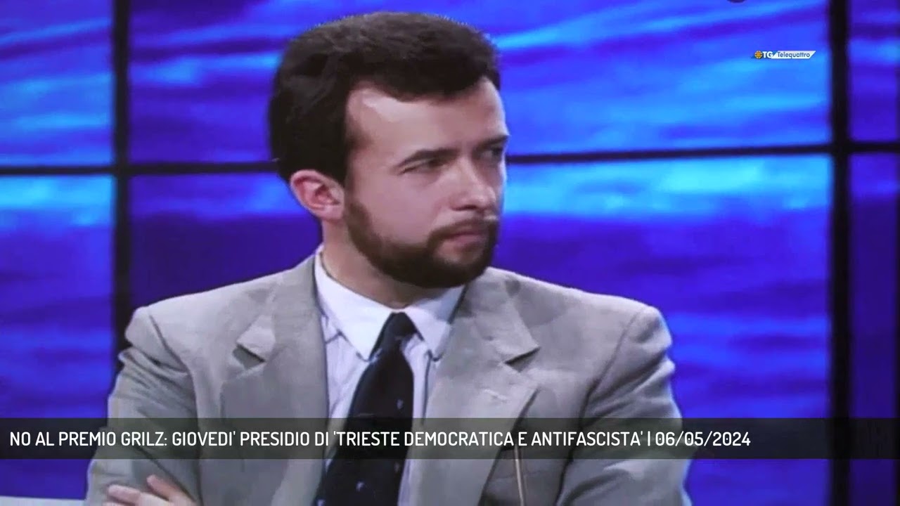 NO AL PREMIO GRILZ: GIOVEDI' PRESIDIO DI 'TRIESTE DEMOCRATICA E ANTIFASCISTA' | 06/05/2024