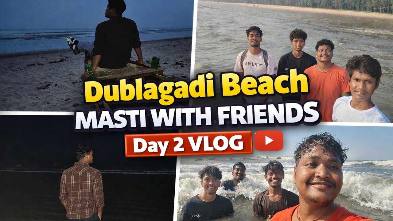 Day 2 Vlog | Morning Beach Masti in Dublagadi🌊| Drive to Digha & Udaipur Beach Bath| Full Day Vlog 🚗