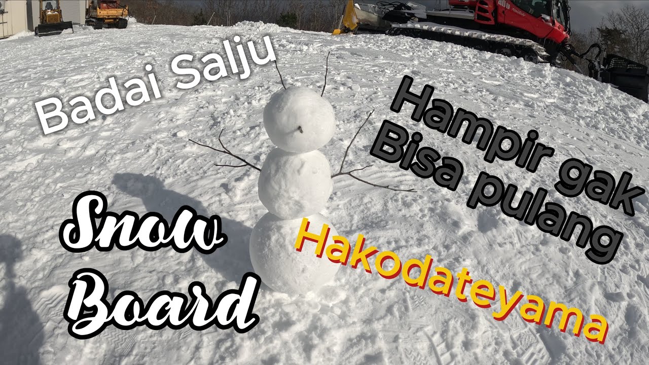 Hampir gak bisa pulang karena badai salju