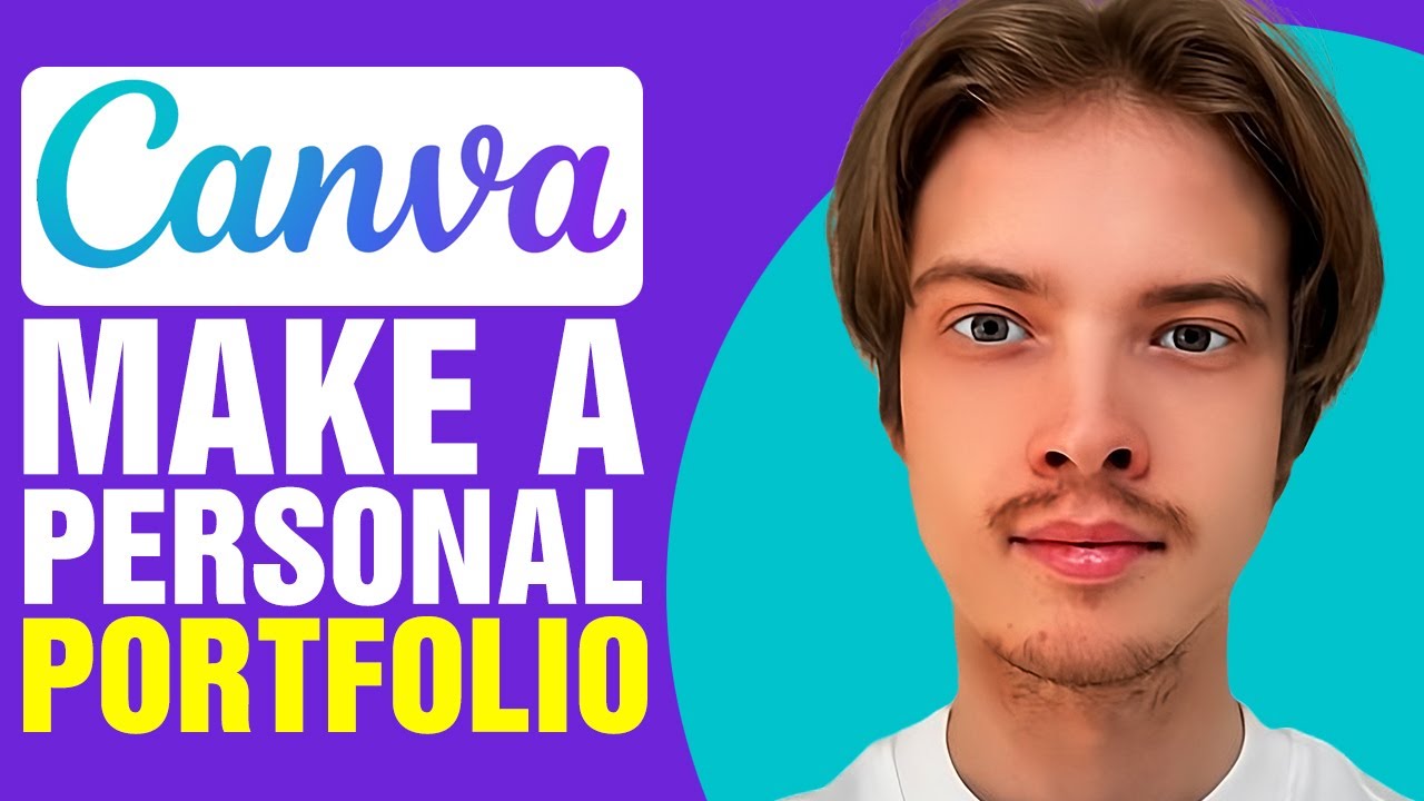 How To Make A Personal Portfolio Using Canva | Tutorial for Beginners