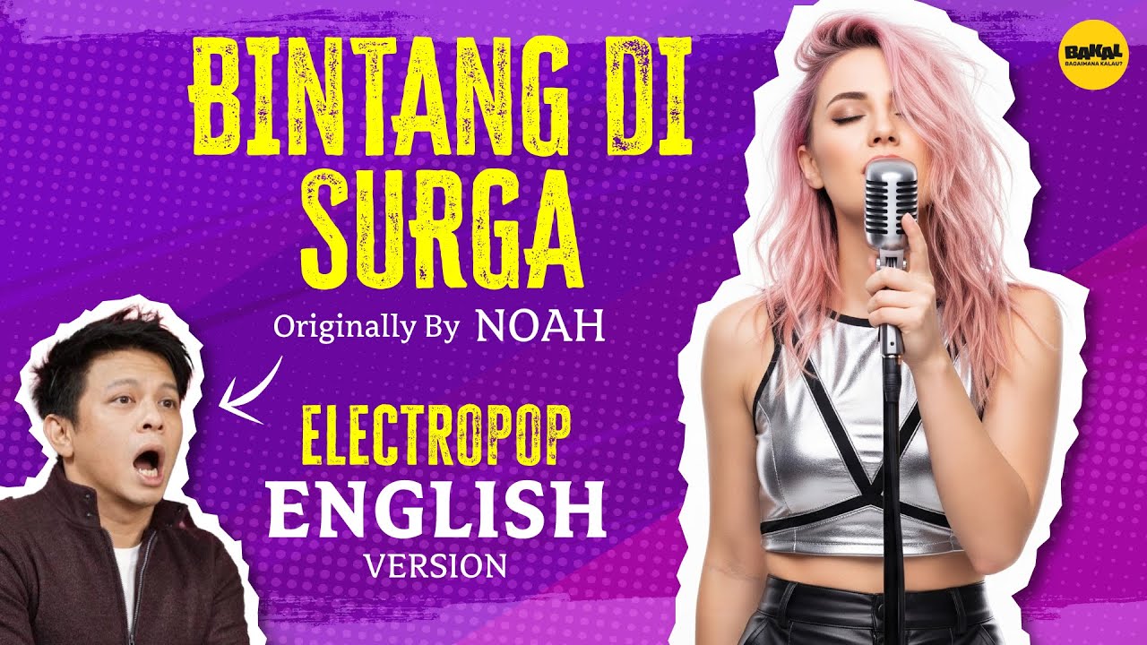 BINTANG DI SURGA Cover Lagu Bahasa Inggris pakai AI | English Cover (Originally by NOAH)