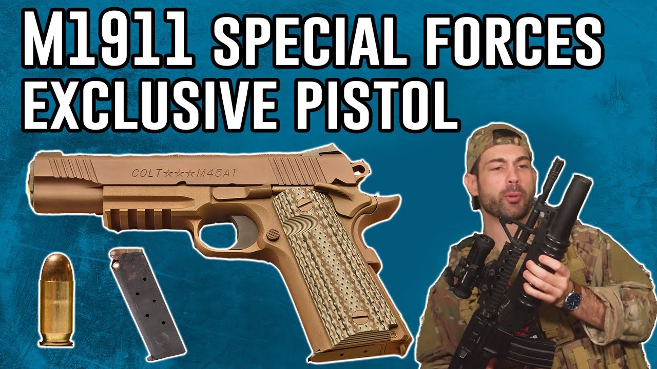 M1911 Pistol is Exclusively for Special Forces High Speeds