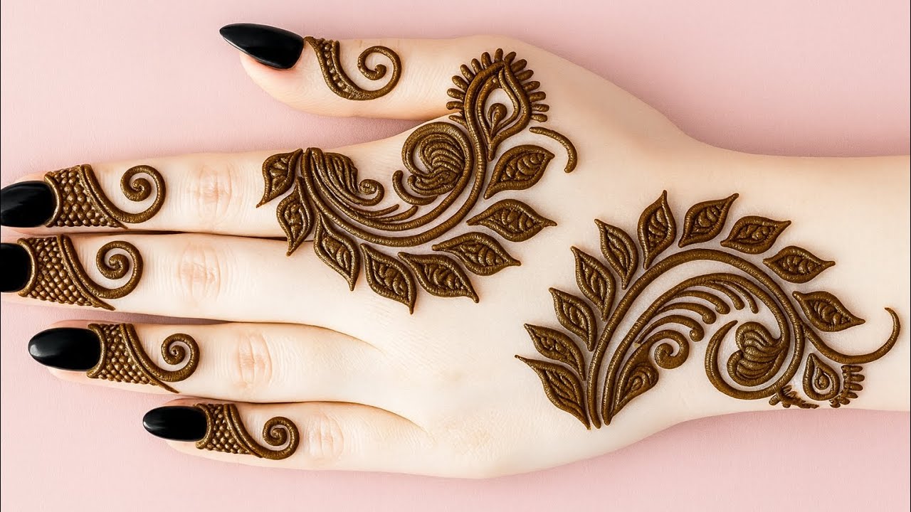 Most Beautiful and Stylish mehndi design || very easy mehndi design|| arabic mehndi design|| mehendi