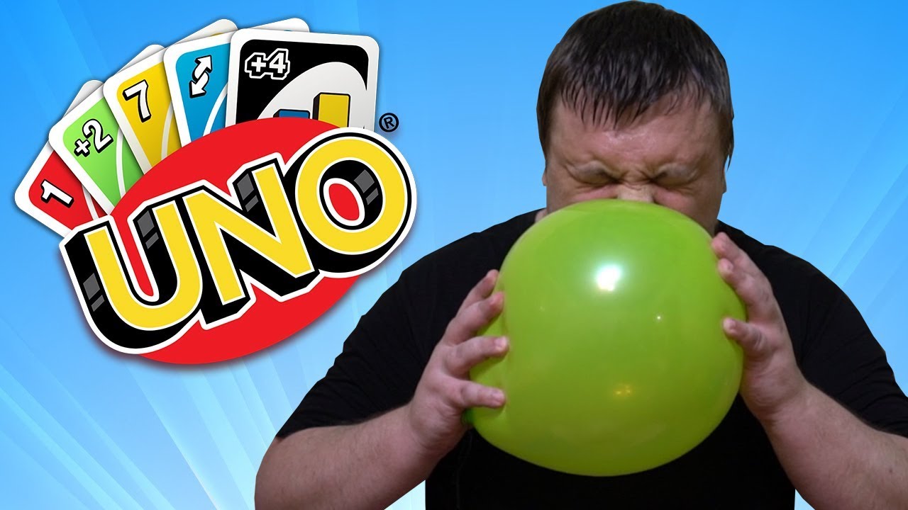 КАРТЫ УНО НА ЖЕЛАНИЕ - ЛОПНУТЬ 10 ШАРОВ ЗУБАМИ (UNO)