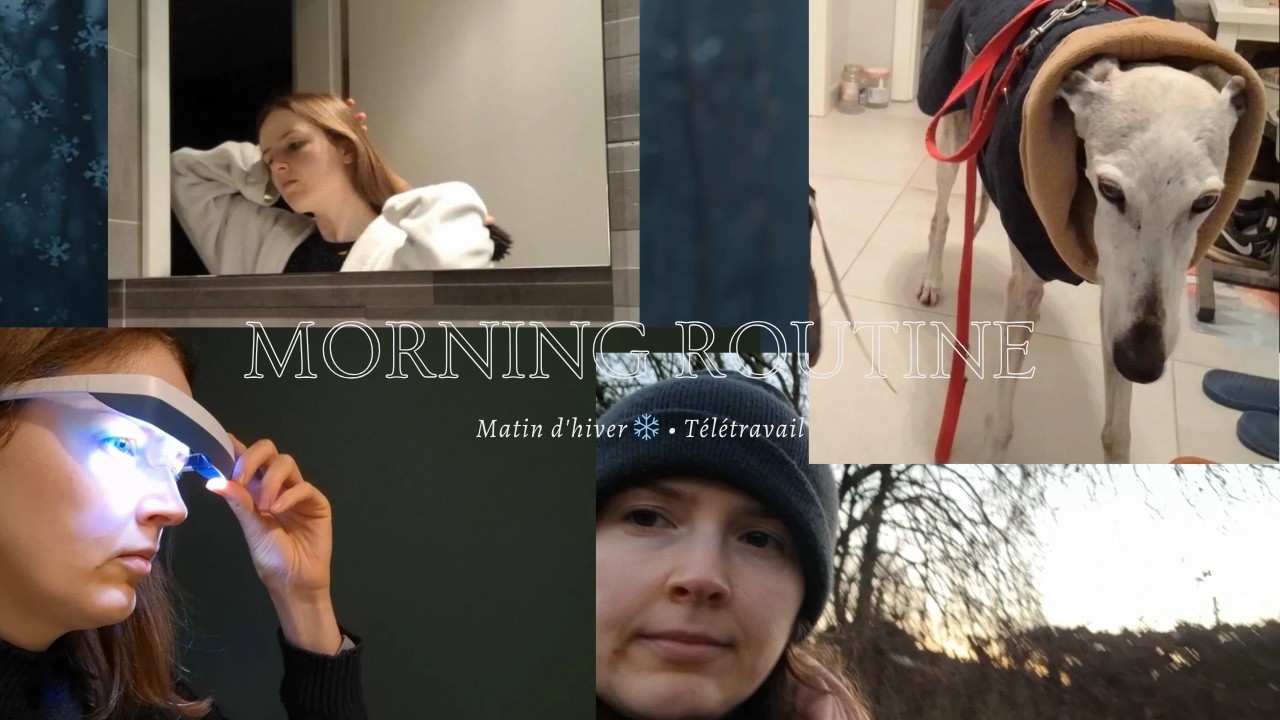 Matin d'hiver ❄️ | Ma routine avant d'ouvrir mon PC