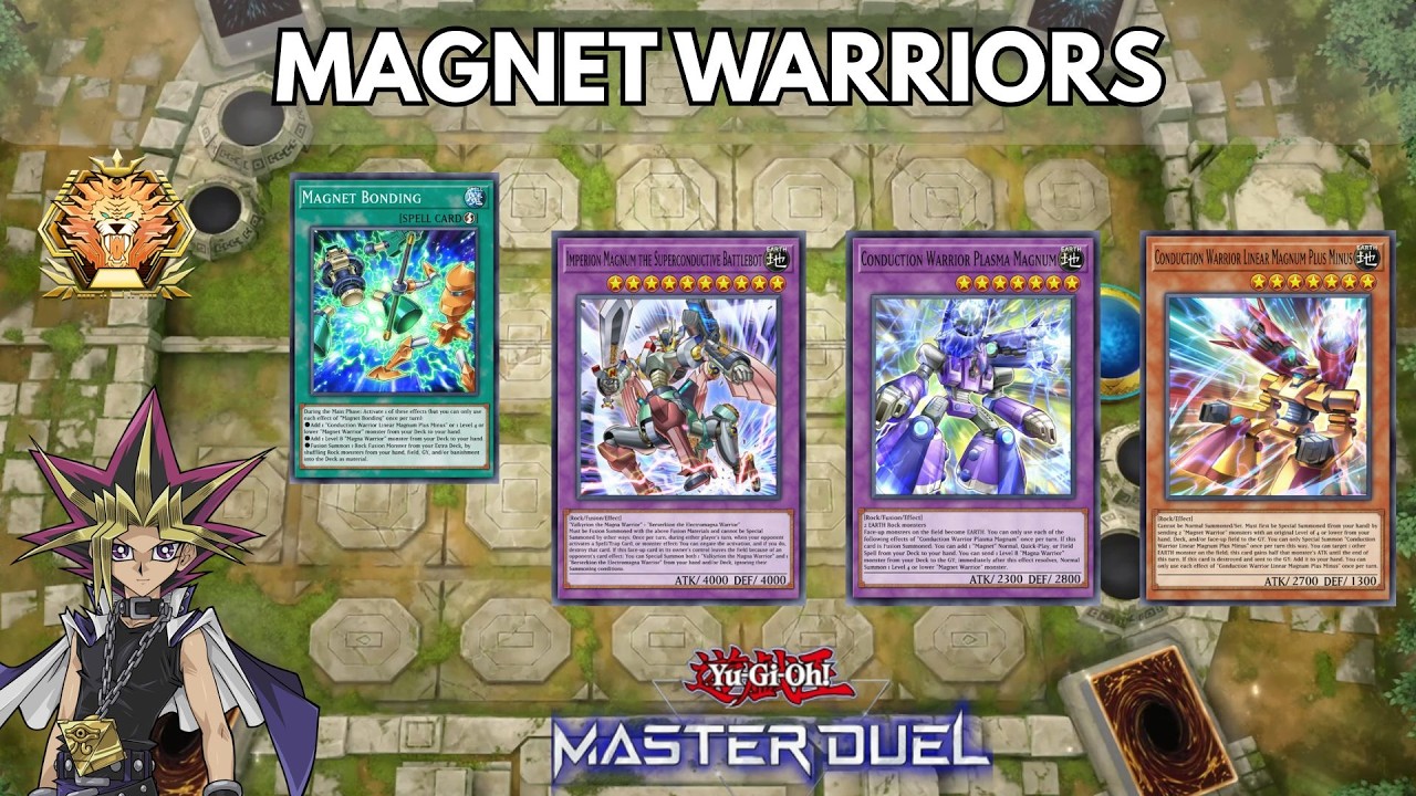 PURE Magnet Warrior Deck - New Cards are INSANE! - Crushing META!! | Yu-Gi-Oh Master Duel
