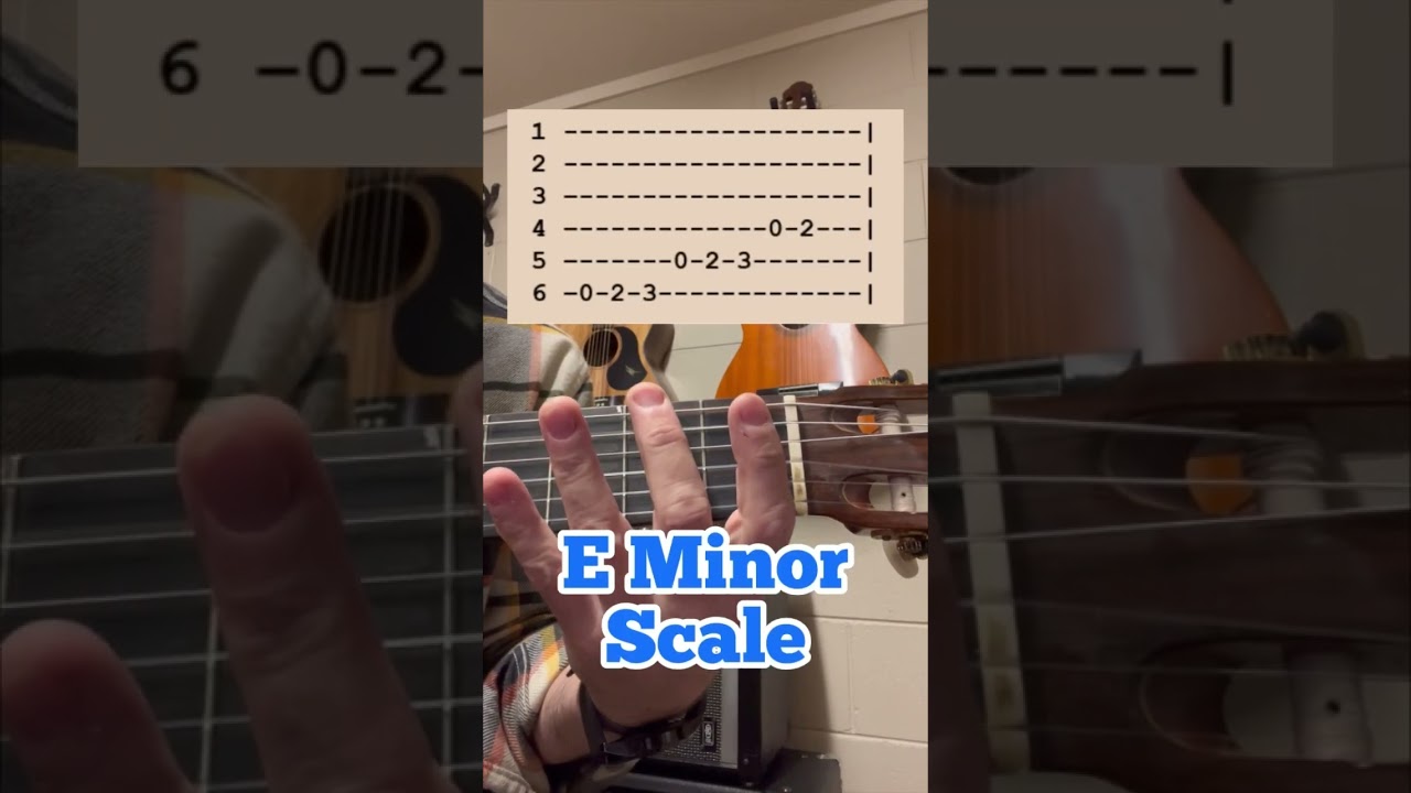 E minor scale