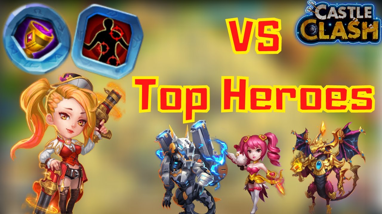 Gunslinger New Build with Zero In vs Cap Damage Heroes | Castle Clash #ASG
