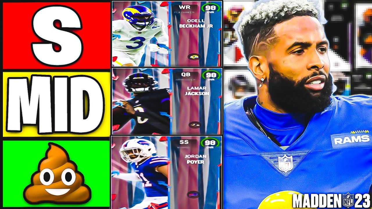 *NEW* RANKING THE BEST FREE AGENCY CARDS IN MADDEN 23! MADDEN 23 Ultimate Team Tier List
