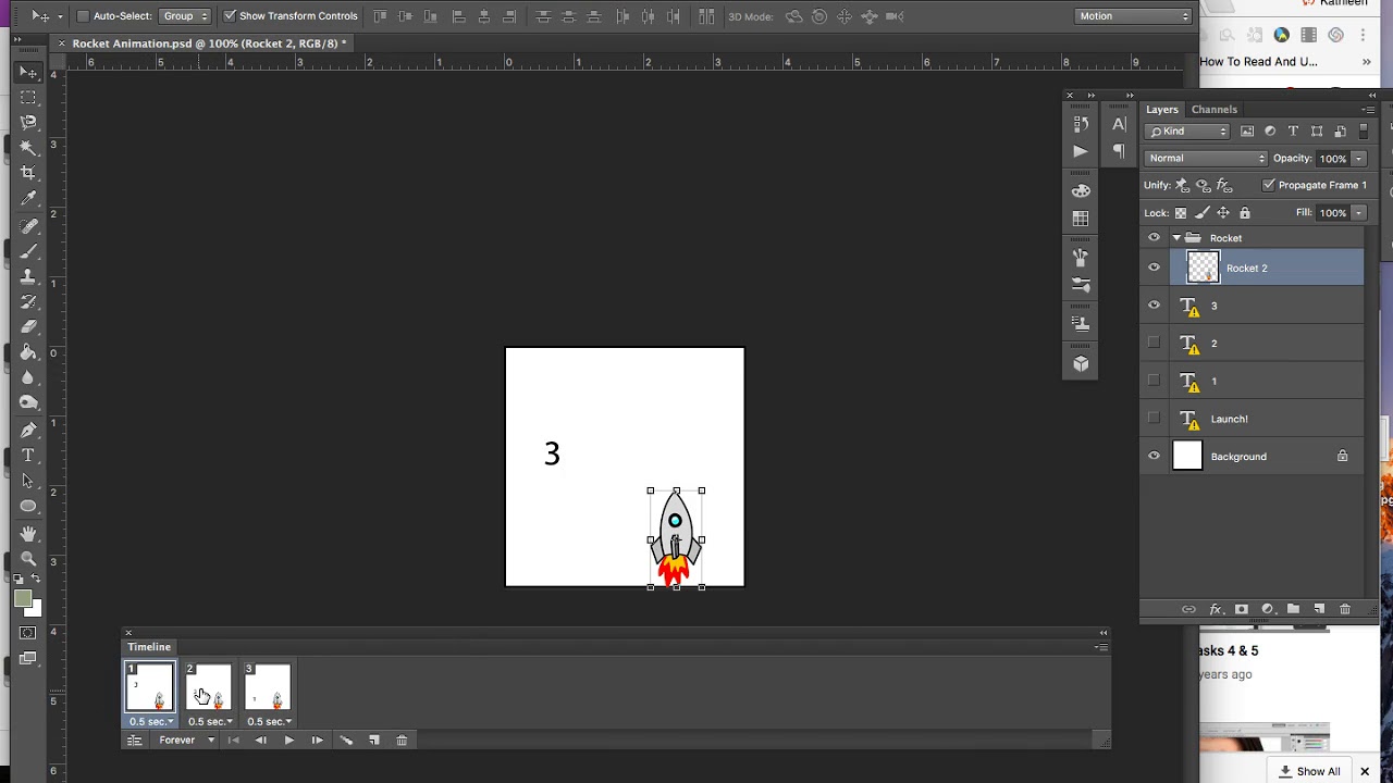 Photoshop Animation Basics- Tweens