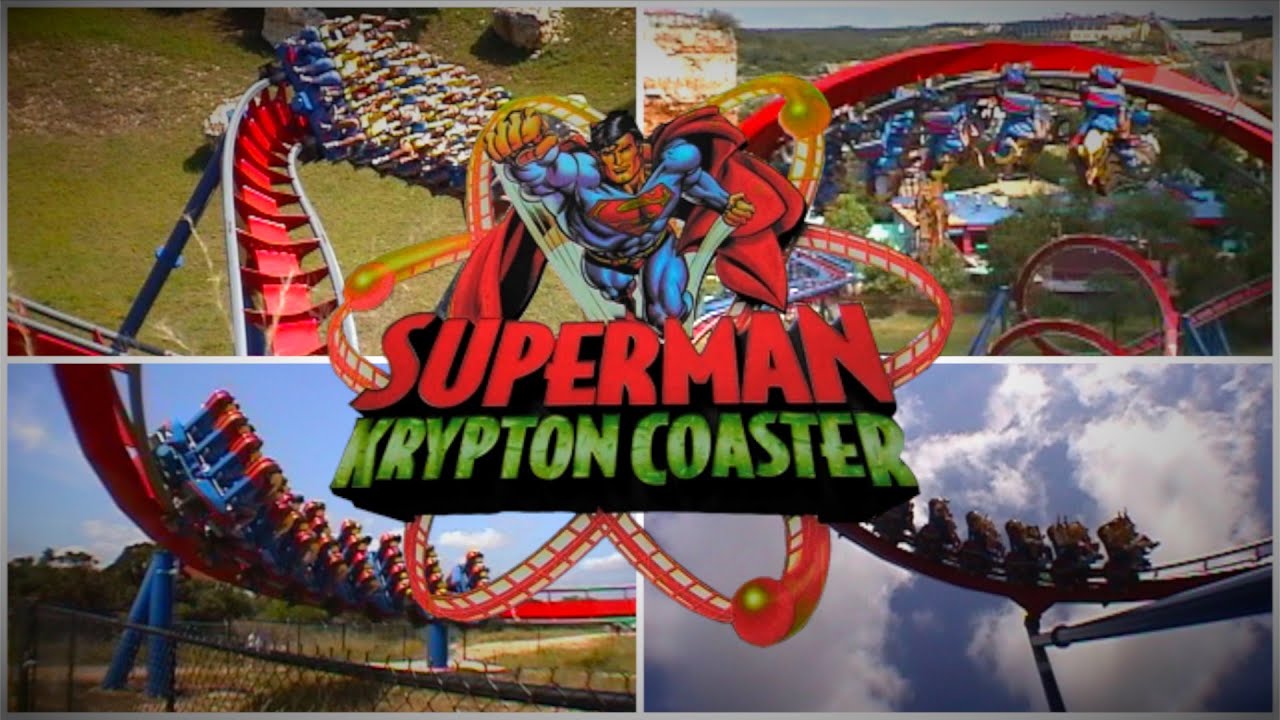 Cliff Tour of Superman: Krypton Coaster - Six Flags Fiesta Texas - May 2002