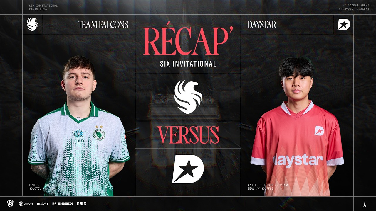 R&eacute;cap Six Invitational 2026 - Group Stage / Groupe B / Day 5 - Team Falcons vs Daystar