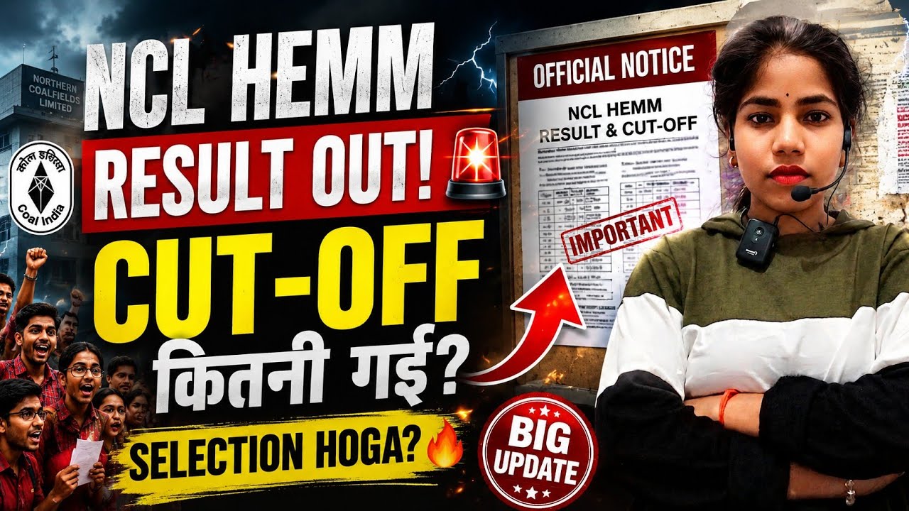 NCL HEMM Operator Expected Cut Off 2026 🔴 Result: What will be the Safe Score? | NCL Answer Key A...