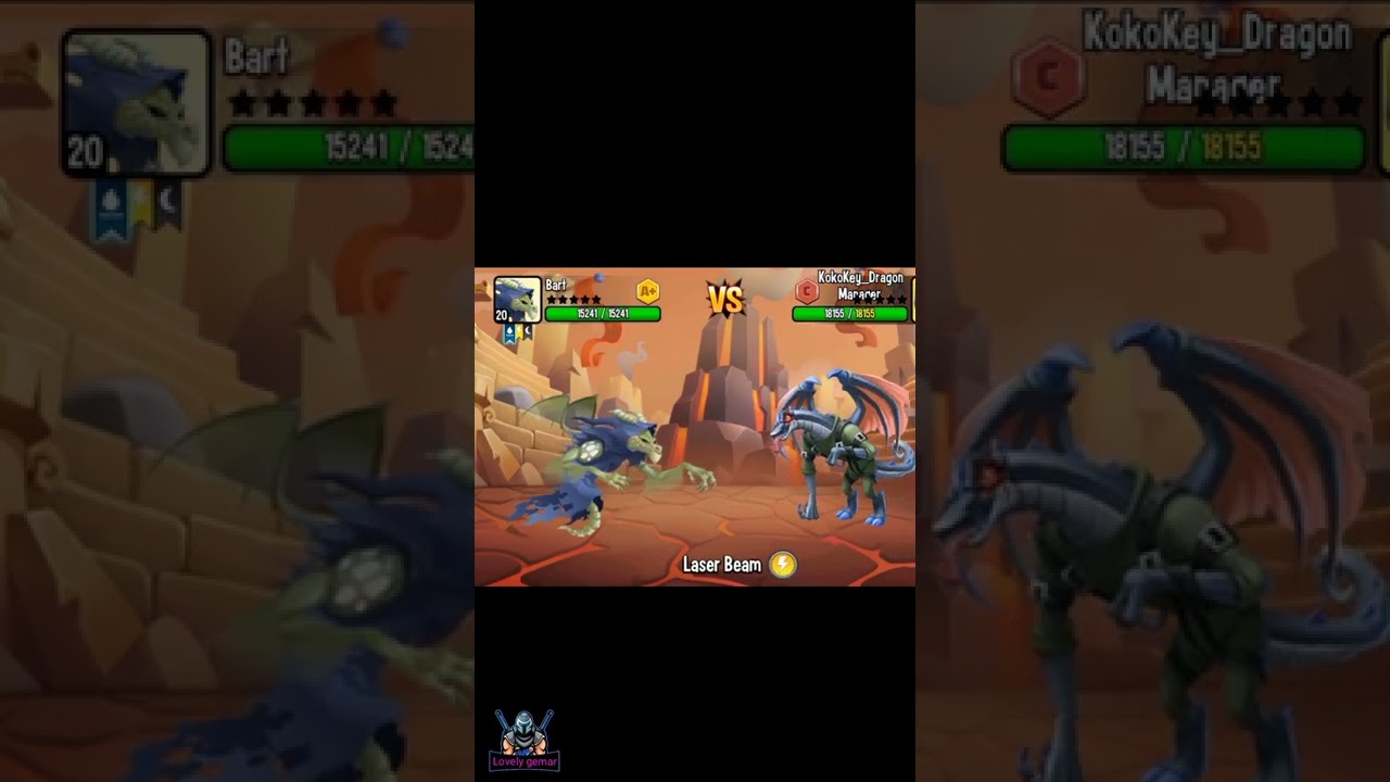 dragon city mod apk 2022 / strong pavar attack / Lovely gemar #shorts
