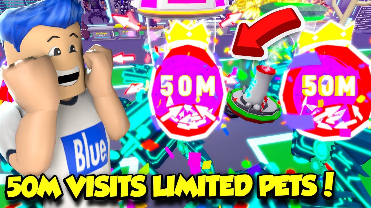 I Opened THOUSANDS OF The NEW 50M VISITS EGG In Clicker Simulator AND GOT THIS!! (Roblox)