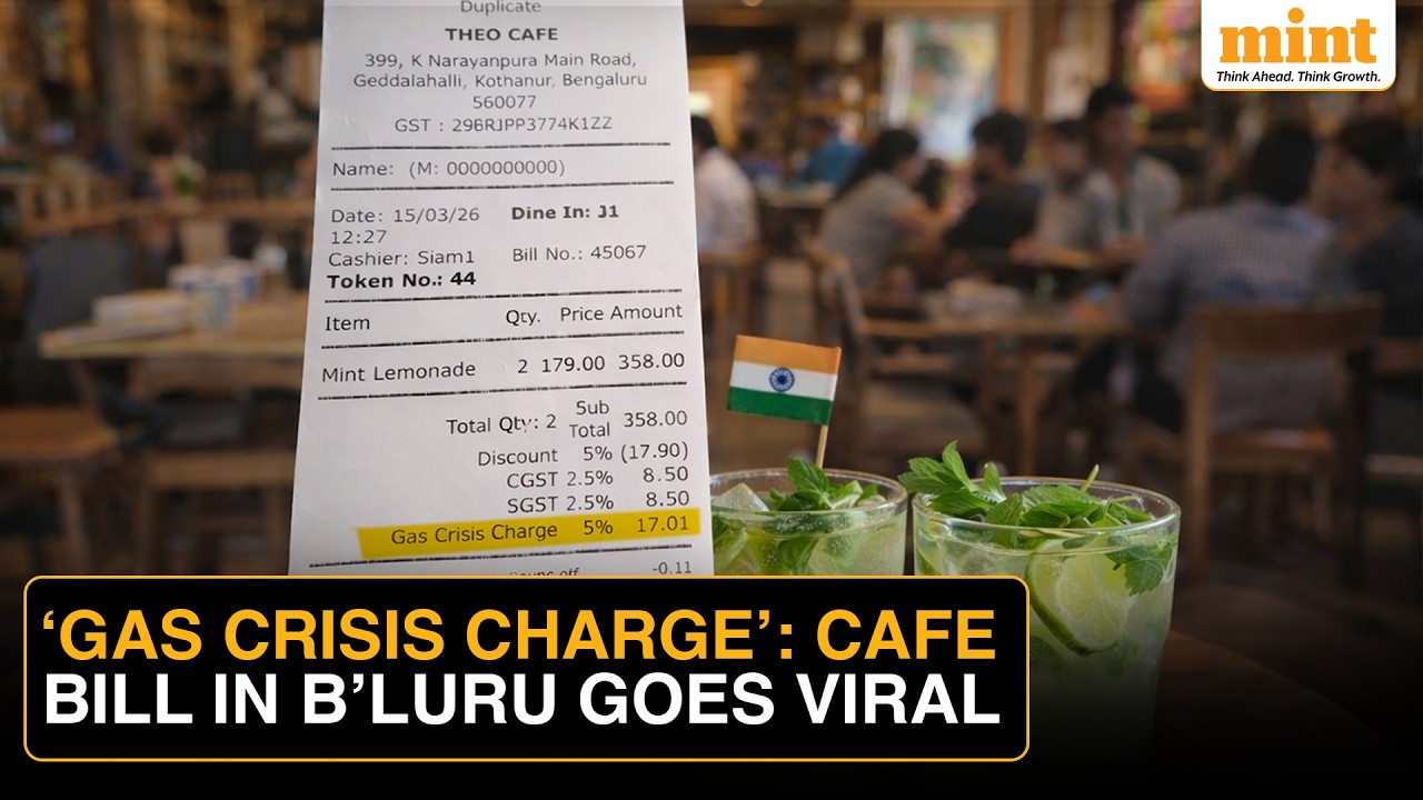 Bengaluru Cafe Adds &lsquo;Gas Crisis Charge&rsquo; To Lemonade Bill Amid India&rsquo;s LPG Row | Internet Reacts