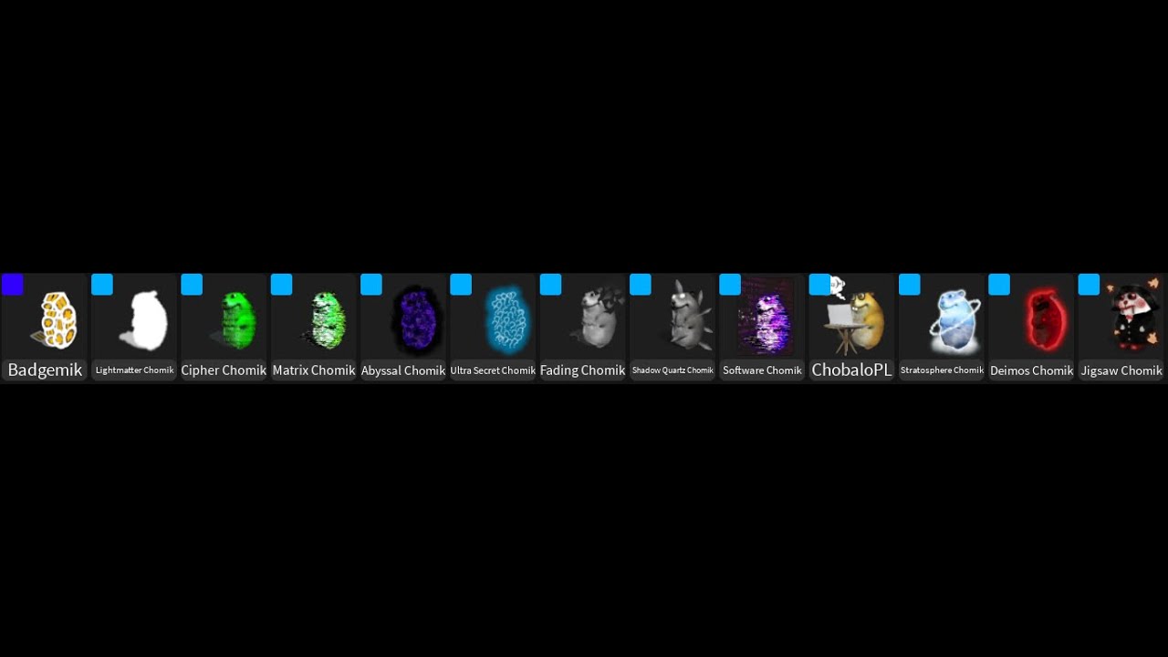 Find the Chomiks - All Extreme Chomiks