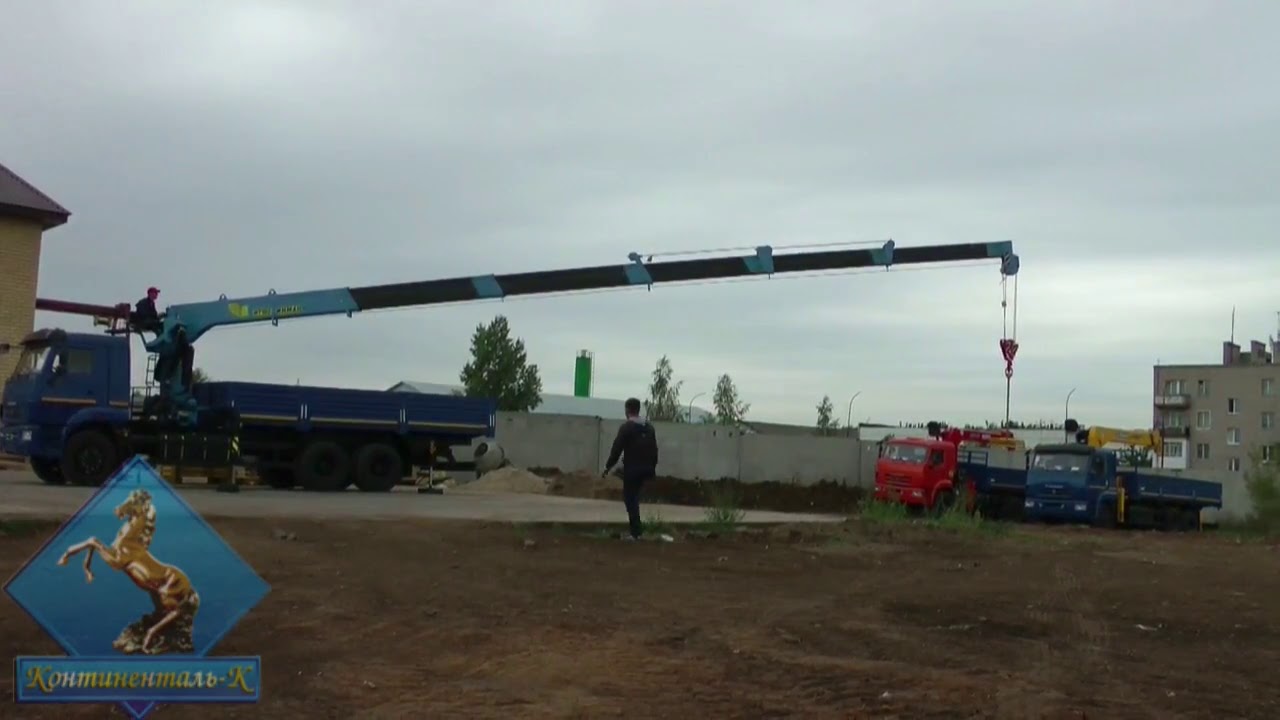Бортовой Кама-65117 с КМУ Инман ИТ 180