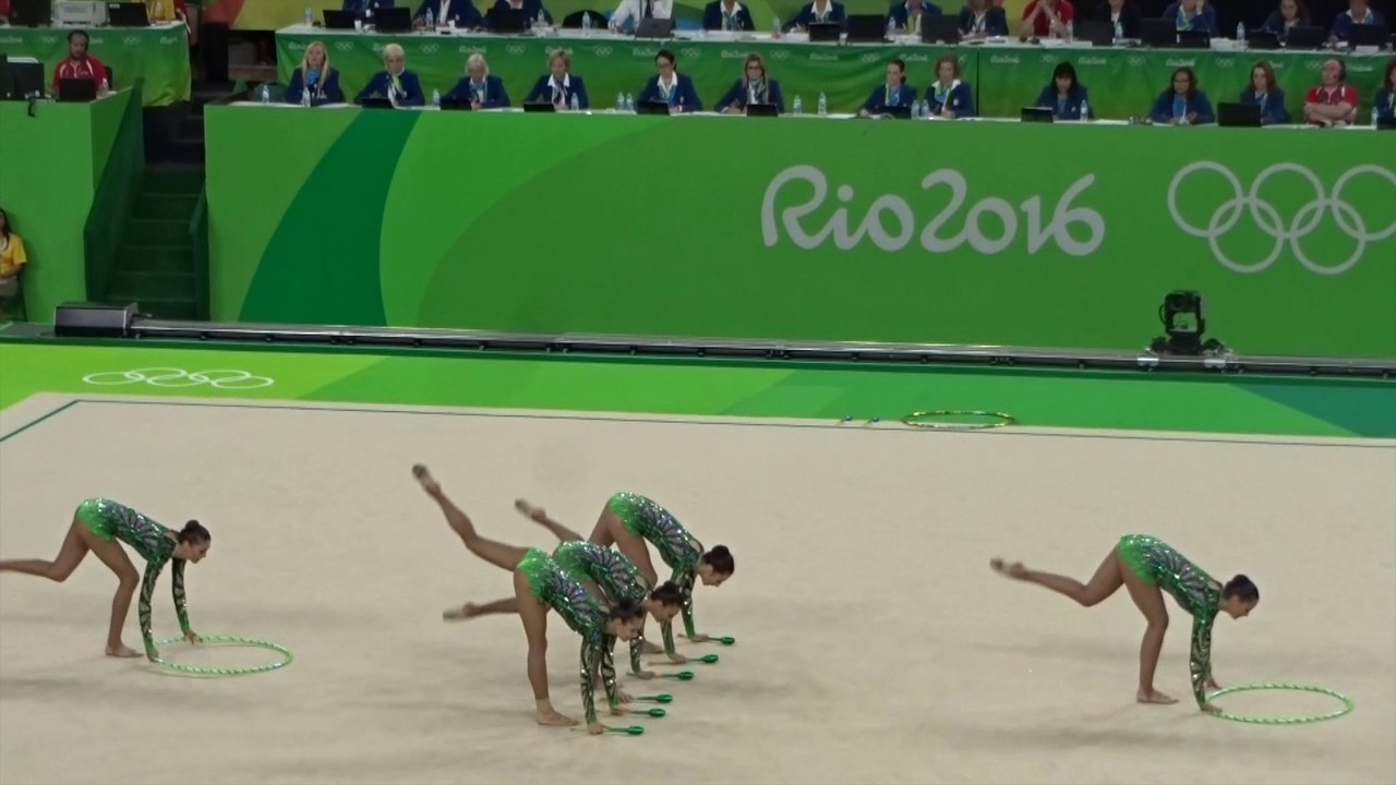 Rhythmic Gymnastics organization Bulgaria Rio Olympic　迫真の演技　新体操　ブルガリア