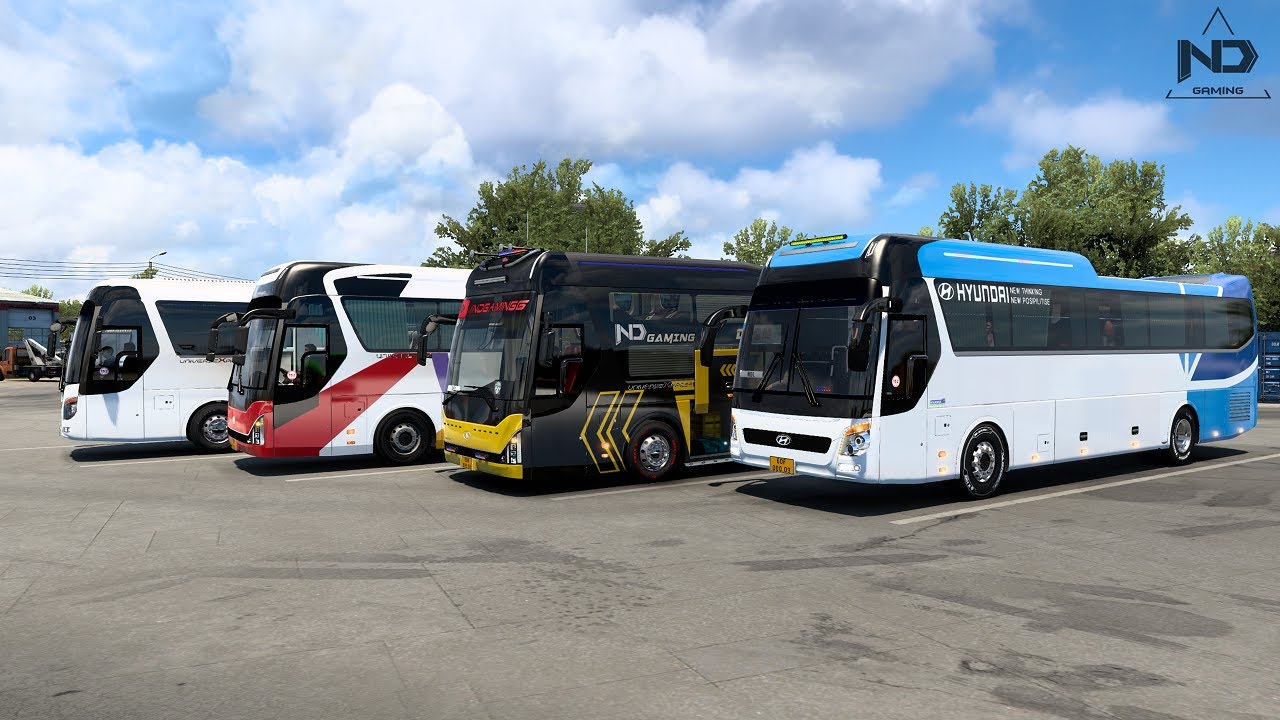 ETS2 Online Việt Nam - Xe Khách Ghế Ngồi Hyundai Universe 2016