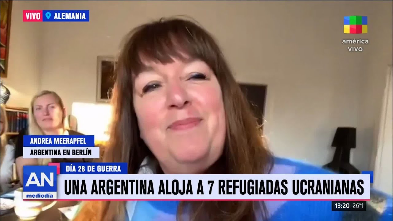 Una argentina aloja a 7 refugiadas ucranianas y Natalia Oreiro les mandó un video de apoyo ✊❤️