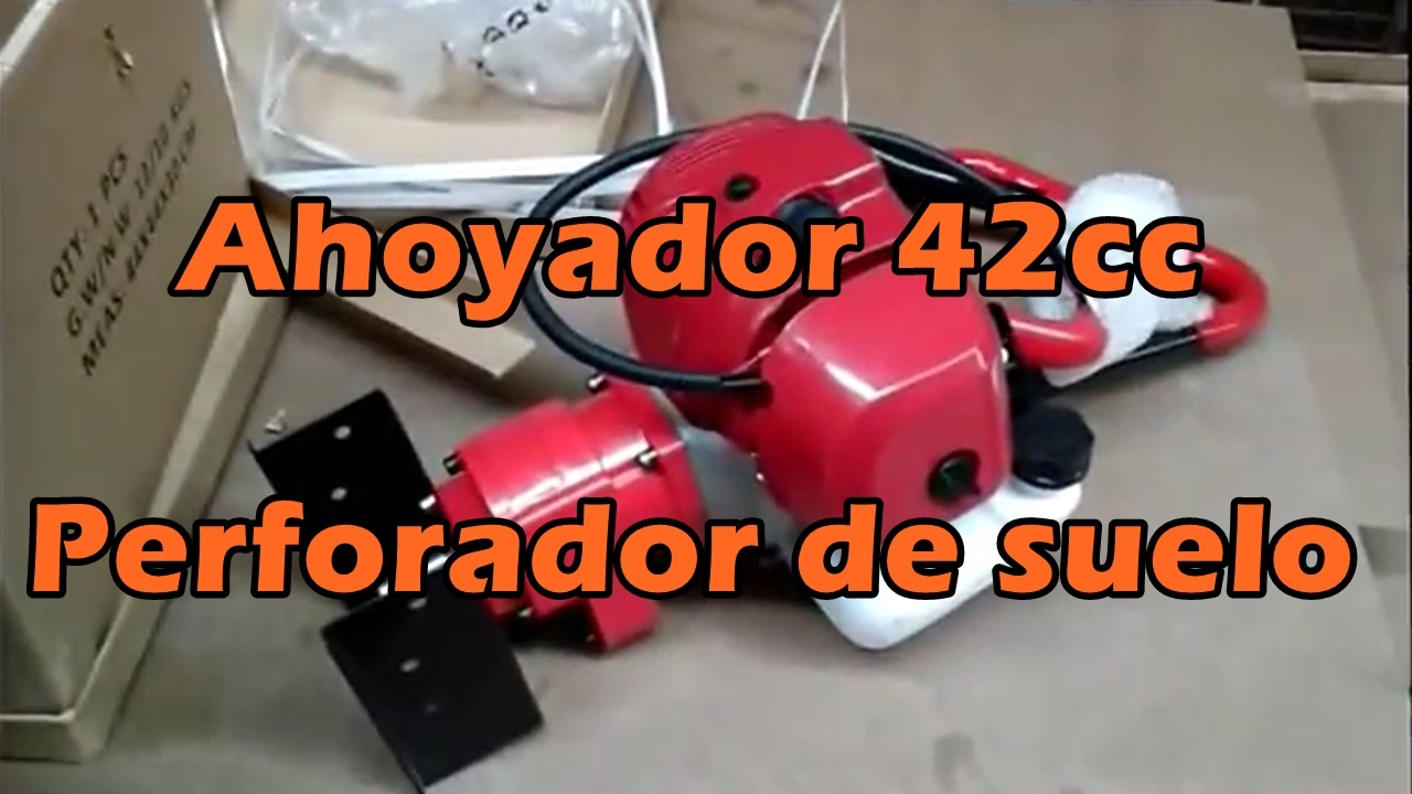 BARRENO 42CC / Ahoyador 2 Tiempos broca 1m x 20cm
