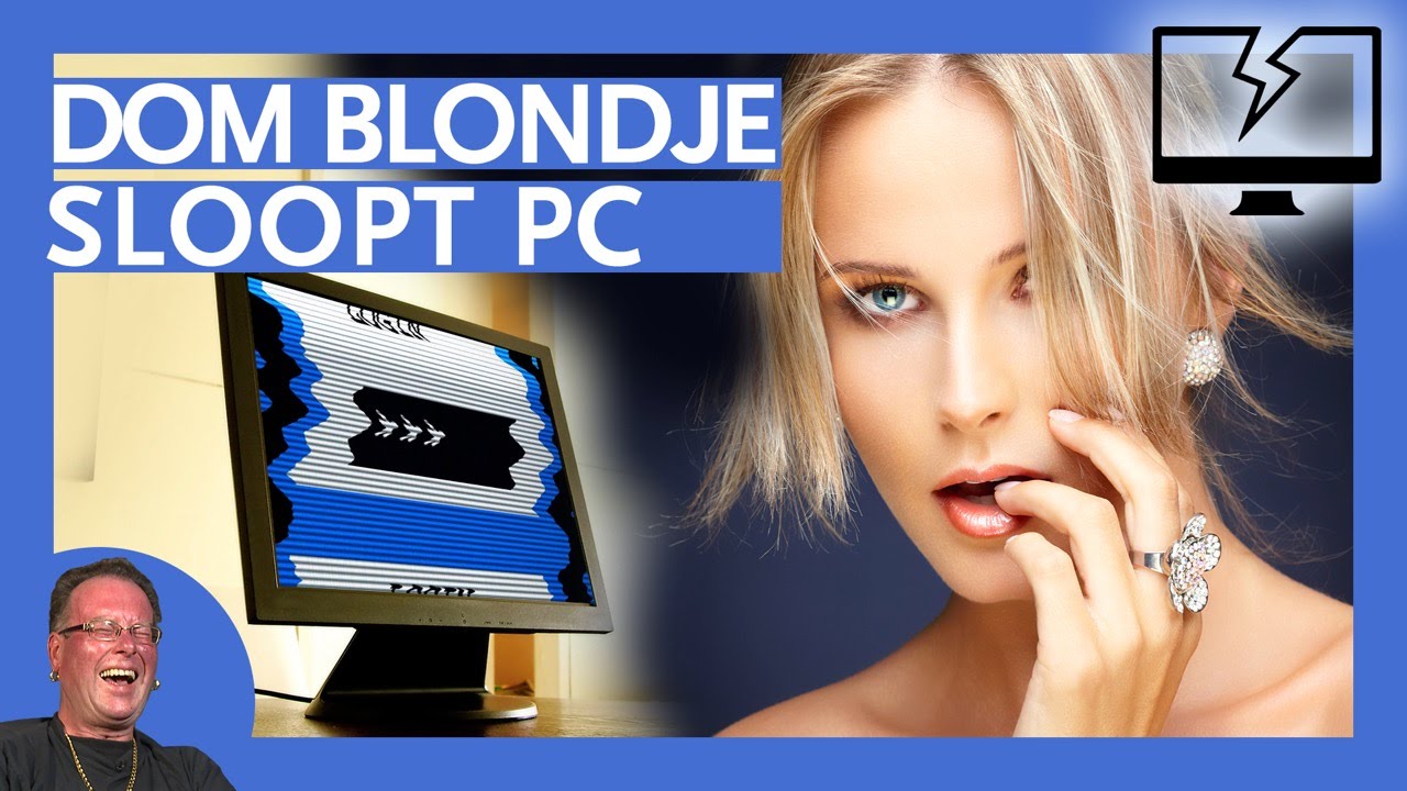 Lachende Visboer | Dom blondje sloopt computer [MOPPEN #9]