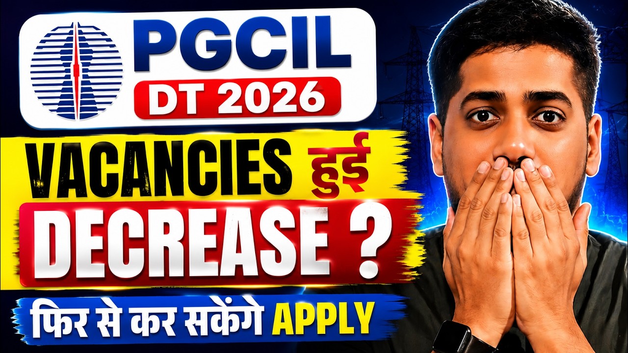 PGCIL DT Vacancies Decrease Notice | Which region to apply ? #pgcil #rishabhsir