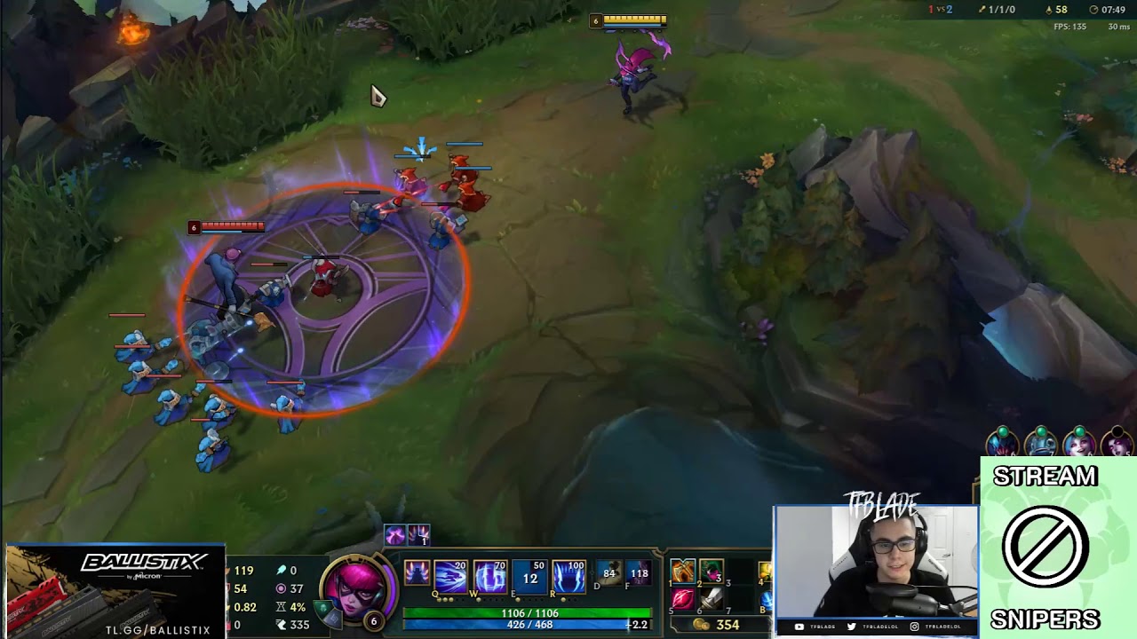 TFBlade Irelia  - Irelia vs Nasus Top - TFBlade Stream Patch 9.10