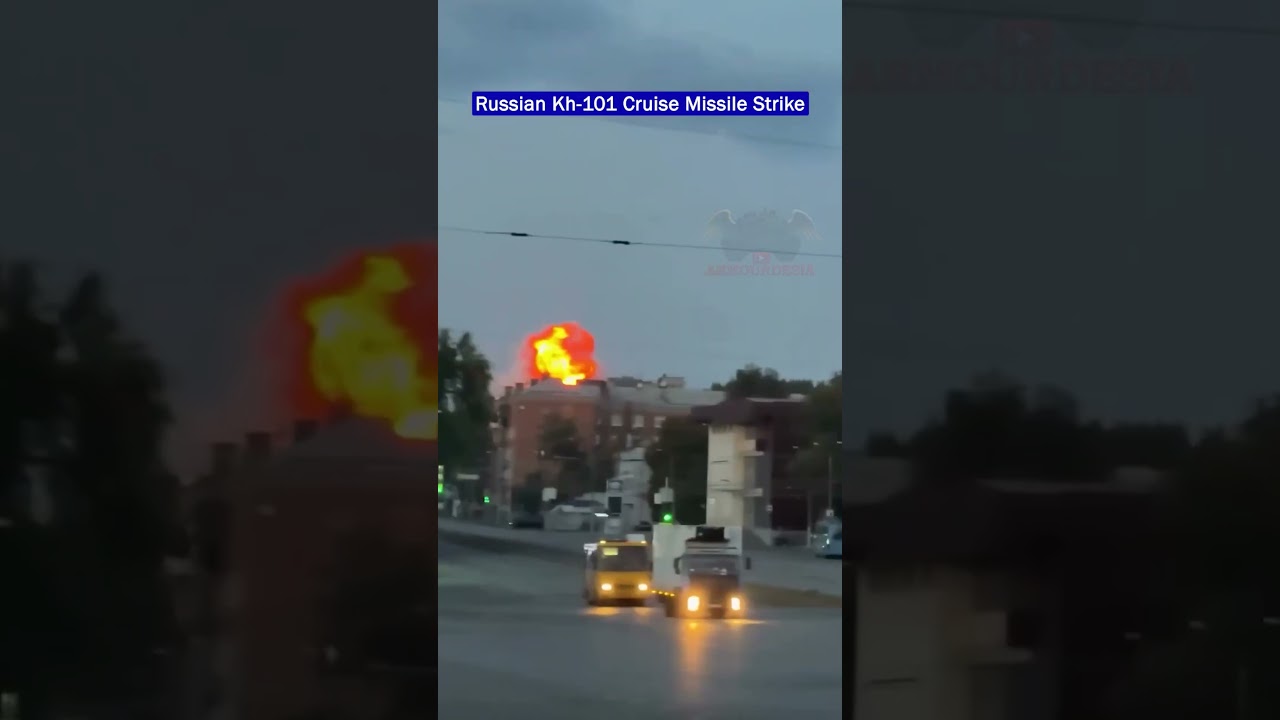 Russian Kh-101 Cruise Missile Strike in Dnipropetrovsk
