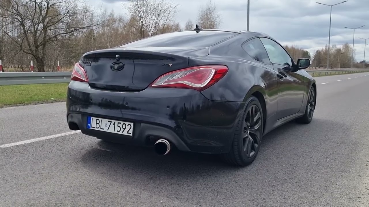 Hyundai Genesis Coupe 2014 Launch Exhaust Sound