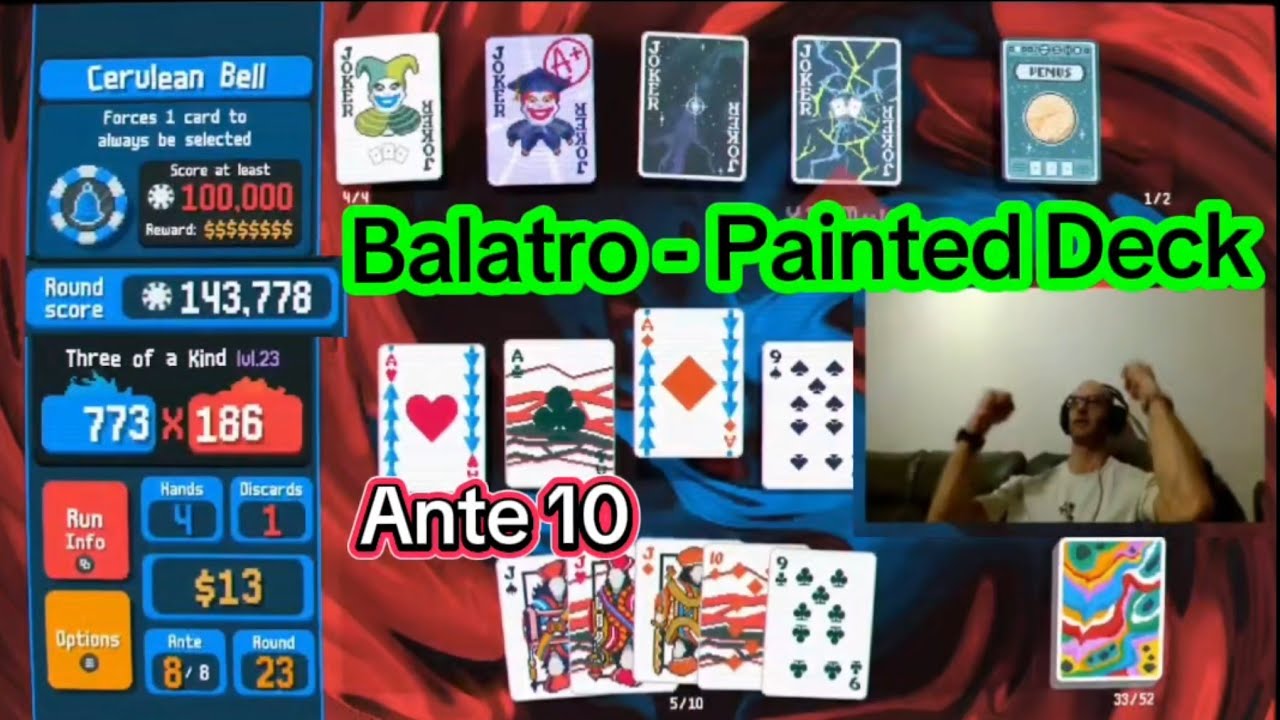 Balatro - Painted Deck - Ante 10 - Xbox Twitch Stream