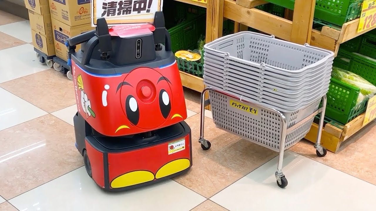 久々にアイツがいた。w🤖🧹【田舎のドラッグストアのお掃除ロボット④】