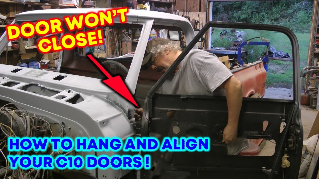 How To Align Your C10 Doors (or any classic truck)  - plus more patch panel problems!