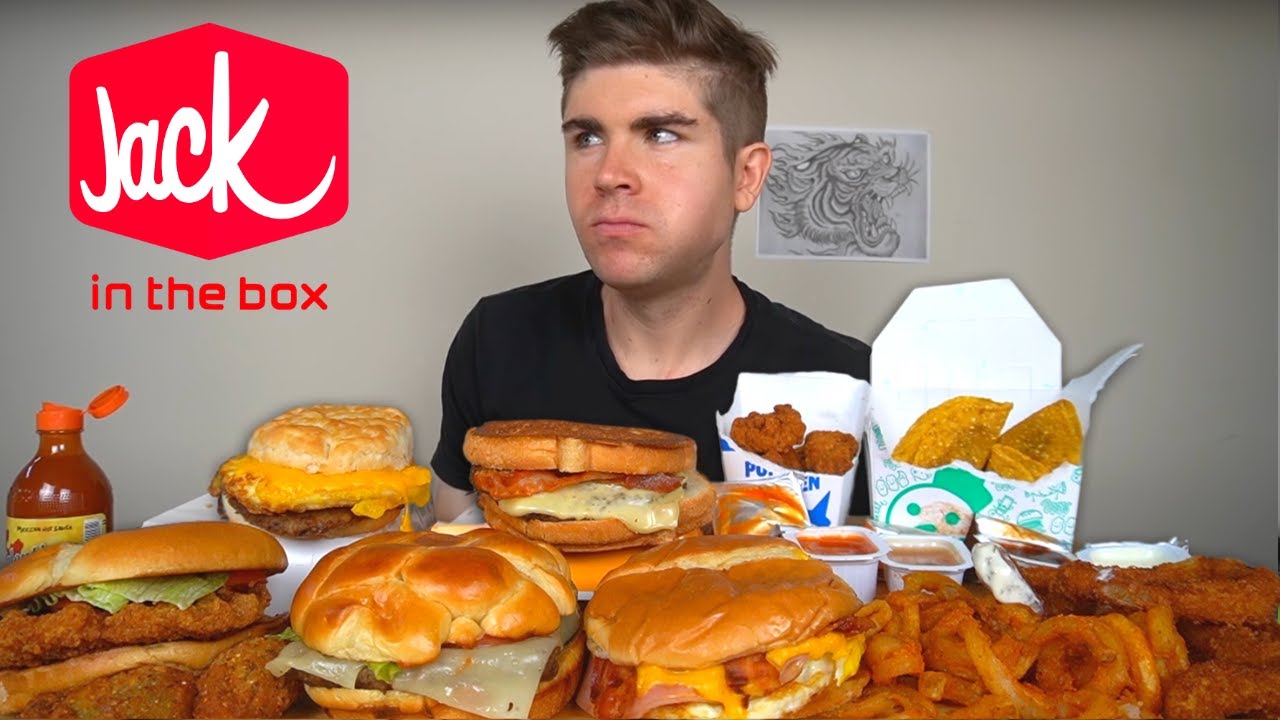 How to Eat Jack in the Box Mukbang