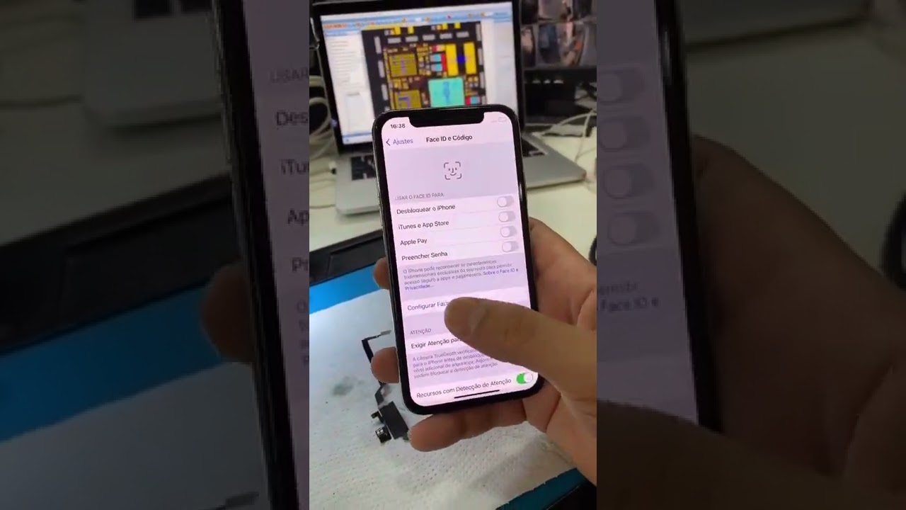 1 - Reparo de Face ID em iPhone