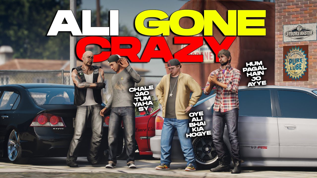 ALI BHAI GONE CRAZY | GANGSTER SERIES | GTA 5 PAKISTAN