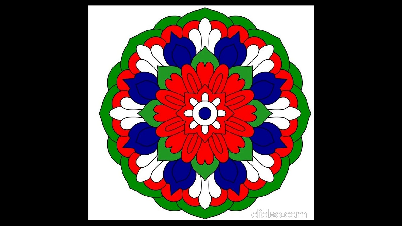 Digital mandala finished version part 4